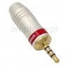Wtyk Jack stereo 3,5mm Gold, Vitalco, 4pin (mikrofon)